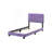 Contemporary Twin Bed In Vibrant Purple-637764844