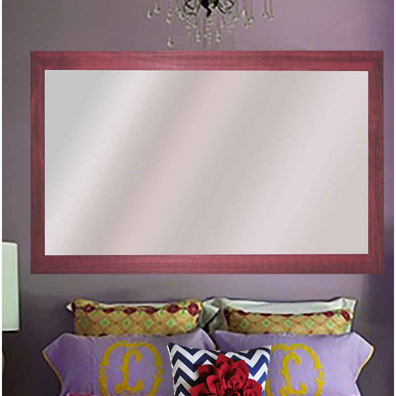 Miroir de salle de bain Armone, H 32 po x l 71,5 po, Rose