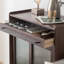 Buffet en noyer massif et bois manufacturé-1975496151
