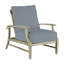 Croquet Teak Patio Chair with Cushions-239912483-239912529-161976155