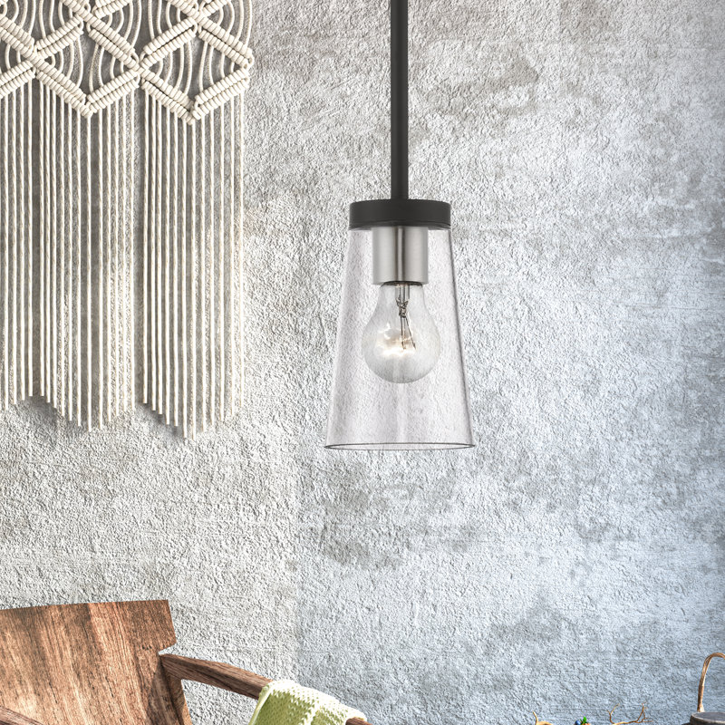 Luminaire suspendu conique 1 lumière, Noir