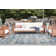 Deltufo Moroccan Reversible Flatweave Polypropylene Indoor / Outdoor Area Rug - Navy 