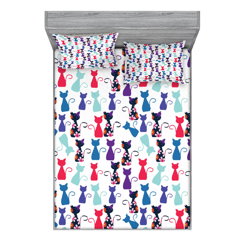 Microfiber Sheet Set, Full Sheet Set + Fitted Sheet + 2 Pillowcases