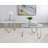 Dutton Chrome Round Glass Top End Side Table