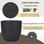 Ensemble de jardinières modernes peu encombrantes, fabrication Mgo durable, utilisation polyvalente