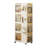 4-Tier Rolling Storage Bookcase With Wheels, Mobile  Multifunction Utility Rolling Storage Organizer