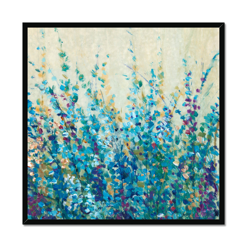 Shades Of Blue I by Timothy O' Toole - Painting, Black Framed Paper Print, 34cm H x 34cm W