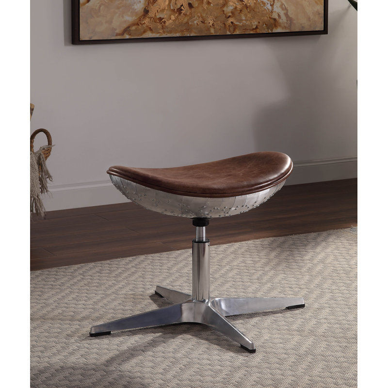 Tabouret pivotant court
