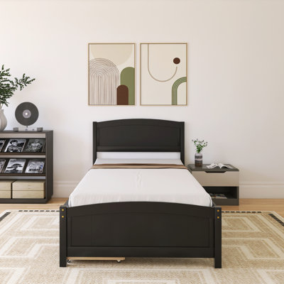 Lit plateforme simple avec deux tiroirs