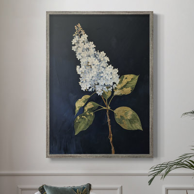 «FLORAL Series CL XXVII», reproduction encadrée - bois massif