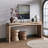 65-Inch Rustic Solid Wood Veneer Console Table, Long Farmhouse Entryway Sofa Table For Living Room, Hallway, And Behind Couch-1977402271