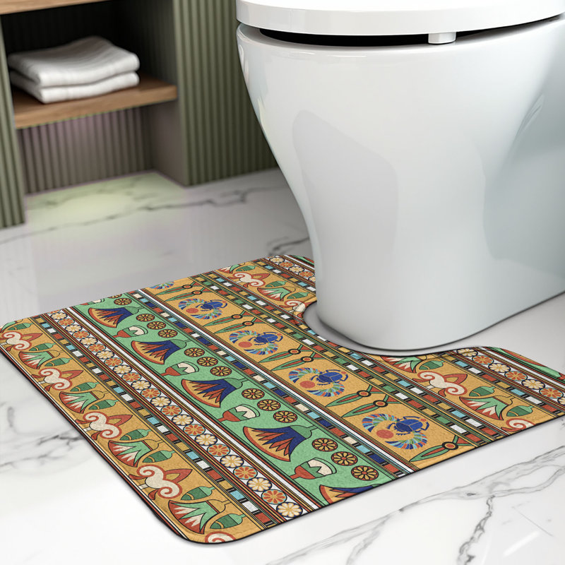 Tapis de salle de bain égyptien 20 po Multicolor