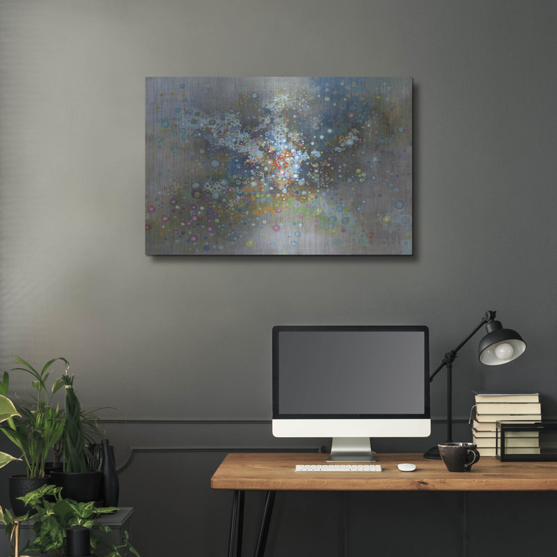 Art mural en métal «Andromeda» par Danhui Nai, Wrought Studio ™, H 24 po x l 24 po
