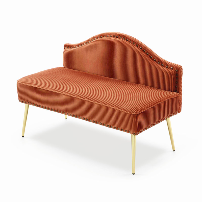 Causeuse Nanetta Bechet, Orange