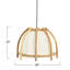 Suspension en rotin et coton