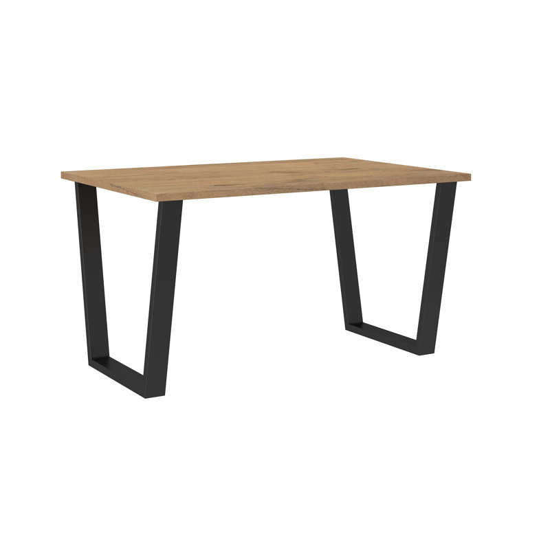 Laurelynn Rectangular Dining Table, Brown, H 75 x L 138 x W 90cm