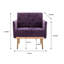 Luxueux fauteuil d'appoint Coolmore avec pieds dorés roses