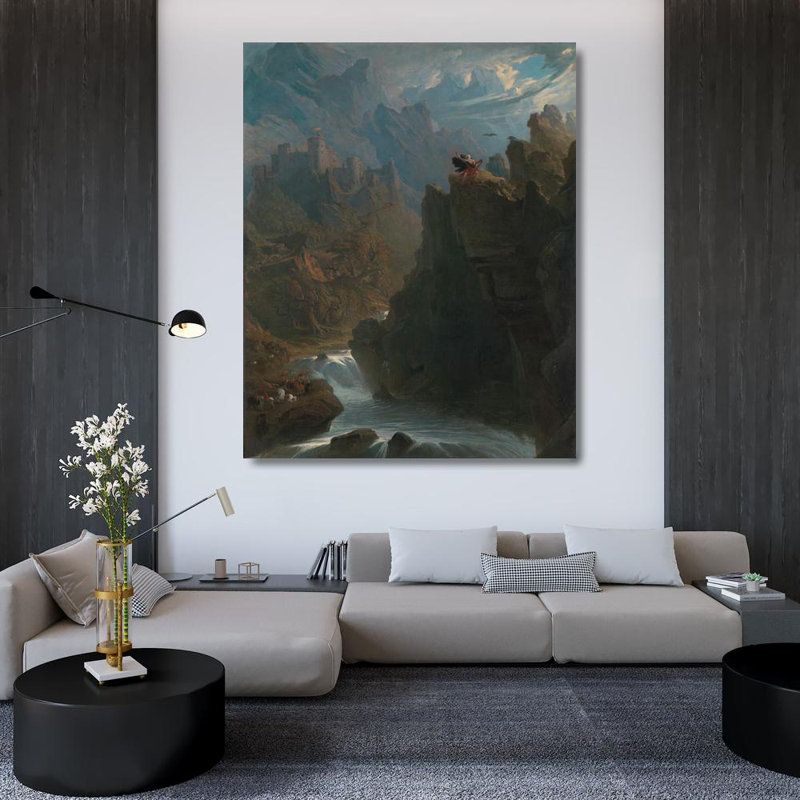 "The Bard" par John Martin - Art mural sur toile tendue avec châssis, H 48 po x l 33 po