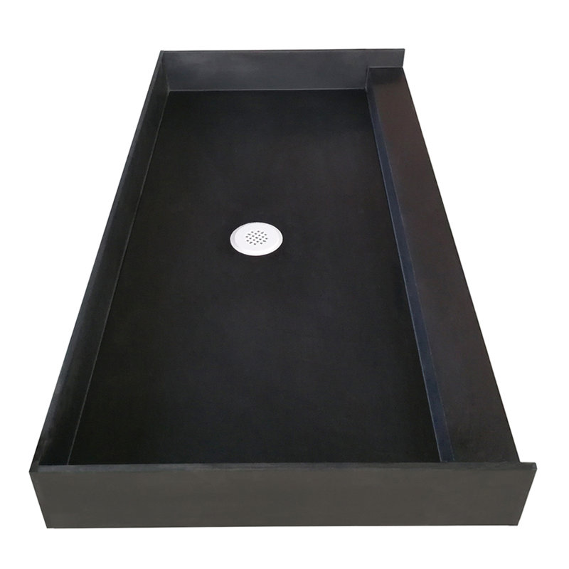 W D Rectangular Shower Base, 6" H x 60" W x 34" D