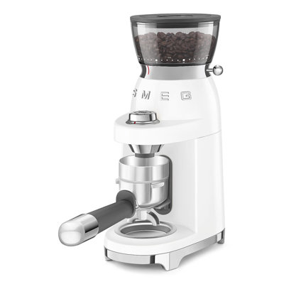 50's Retro Style Coffee Grinder in White