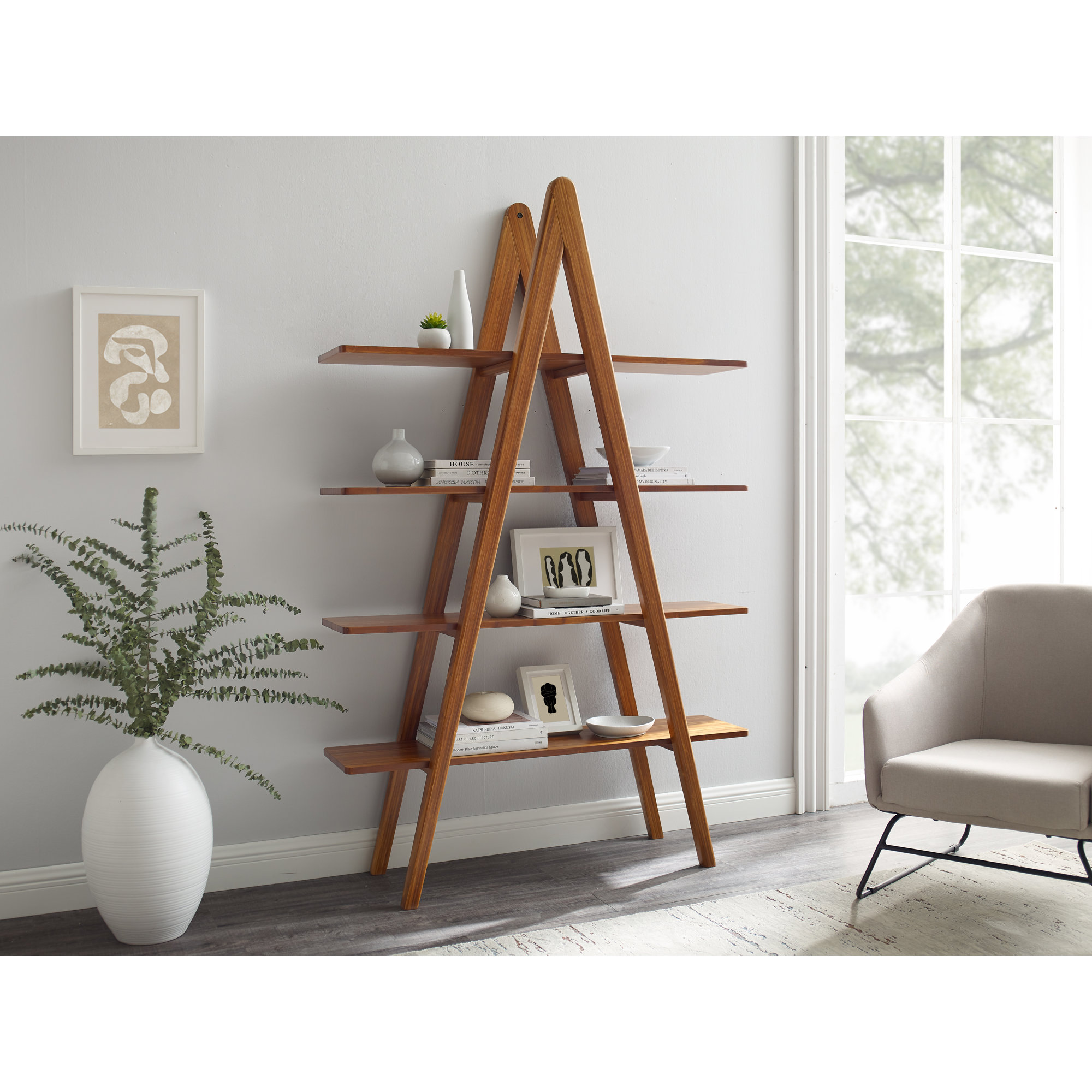 AllModern Dera Etagere Bookcase - Thumbnail 3