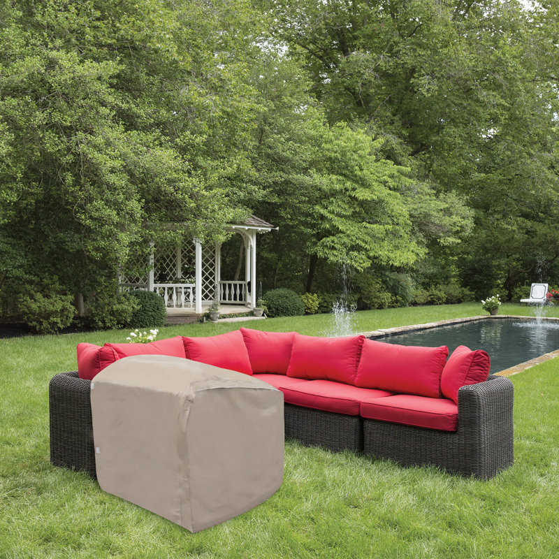 Outdoor Patio Sectional Cover, Tan