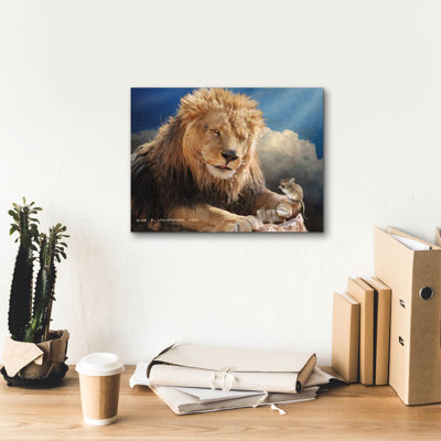  «The Start Of A Beautiful Friendship» par Chris Vest, art mural sur toile, 16 po x 12 po