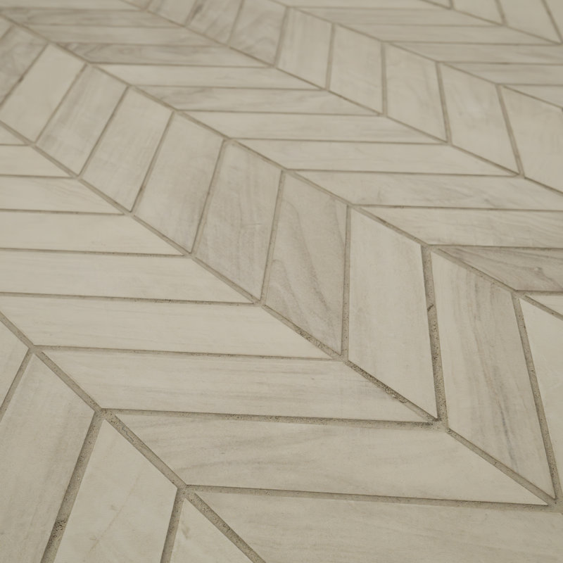 Carreau de plancher et de mur en porcelaine mat aspect bois 12 po x 15 po Havenwood Dove, Chiffon cendre