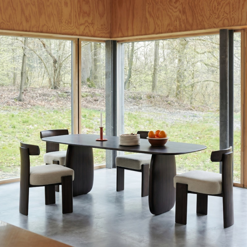 Aria Dining Table, 29.53"H x 71.97"L x 35.98"W