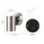 Silver 11.5cm H Outdoor Sconce
