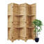 Paravent en bois 5,6 pi avec tablettes intégrées et charnières doubles - Paravent réversible-1645074516-1645074539