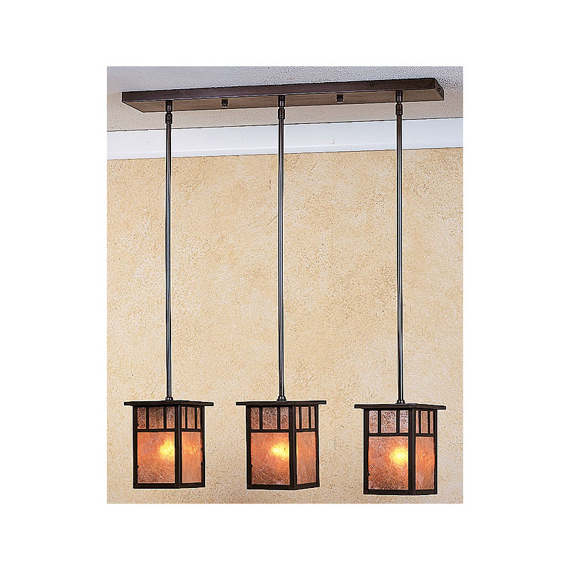 Huntington 3 - Light Pendant, Frosted, Raw Copper, No