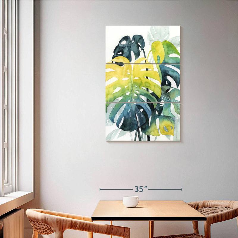 Coucher de soleil, composition de palmiers I