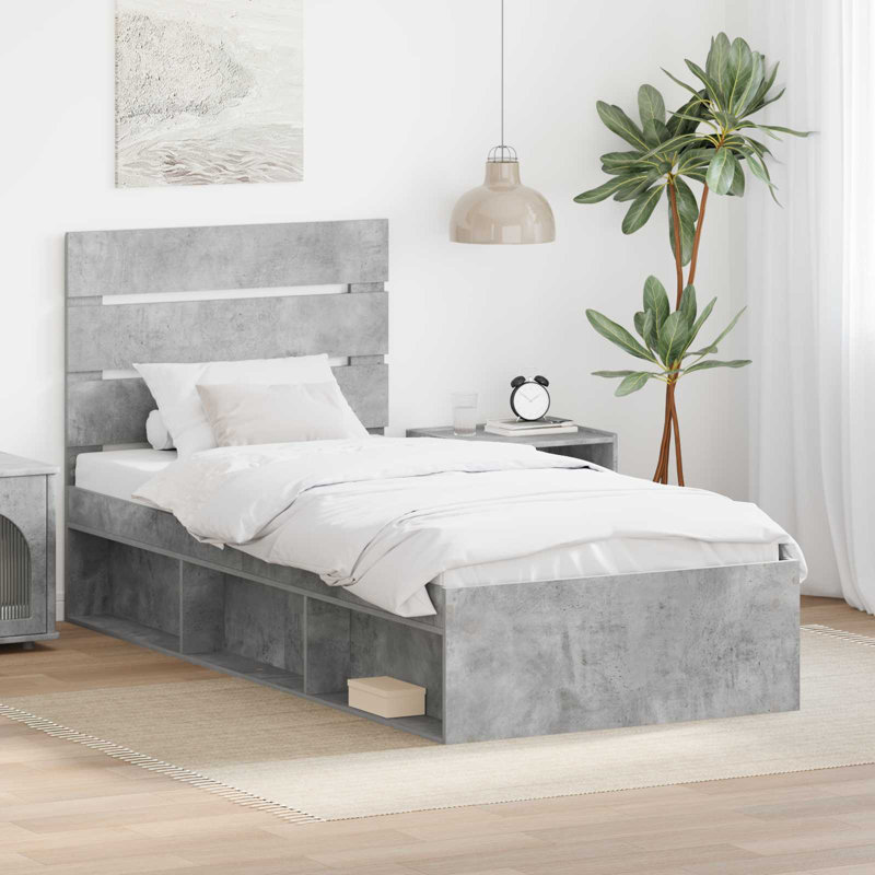 Solid Wood Bed, Concerte, European Single (90 x 200 cm)
