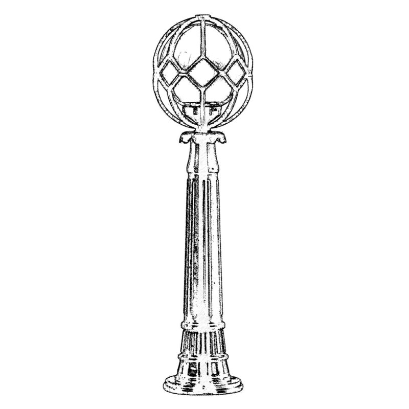 Aarjan Transparent Lamp Post (Full)