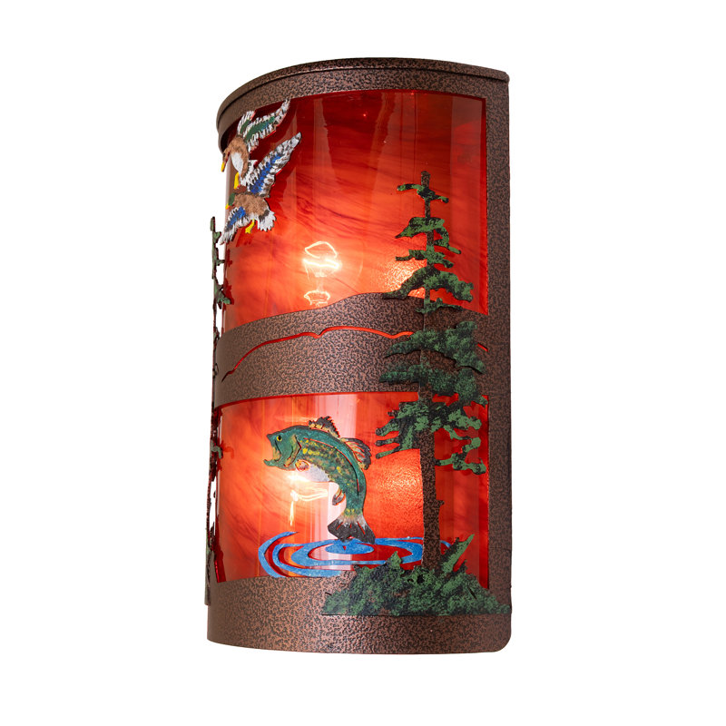 2 - Light Flush Mounted Sconce