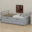 Wood Bed With Headboard, Footboard, Trundle And Three Storage Drawers-907703522