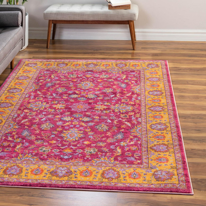 Oriental Indoor Rug, Rectangle 2'2" x 3'