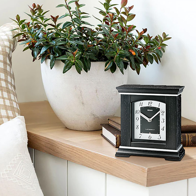 QXW249KLH Mantel Clock, Black