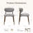 Westhampton Upholstered Dining Chair with Metal Frame-1995883535