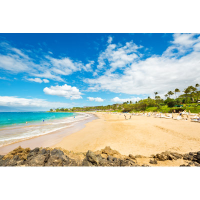Wailea Beach by YinYang - Wrapped Canvas Print