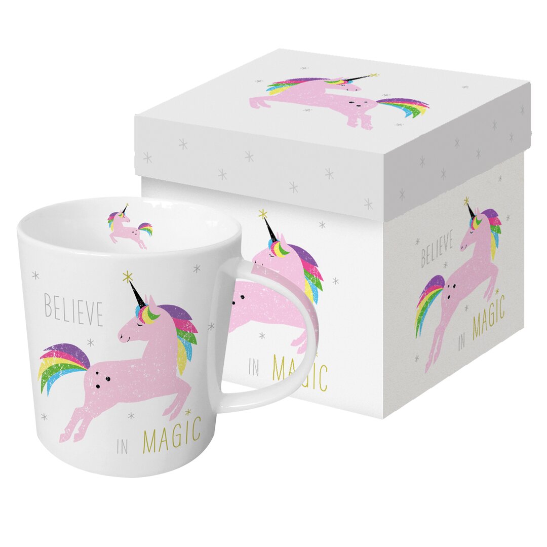 Kaffeebecher-Set Unicorn aus Bone China