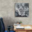  «Lioness» par Britt Hallowell, art mural sur toile, 26 po x 26 po
