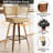 Swivel Upholstered Bar Height Stool-933675818