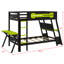 Lit superposé double pour bureau avec ports USB et rangement perforé-1858579420-1858579418