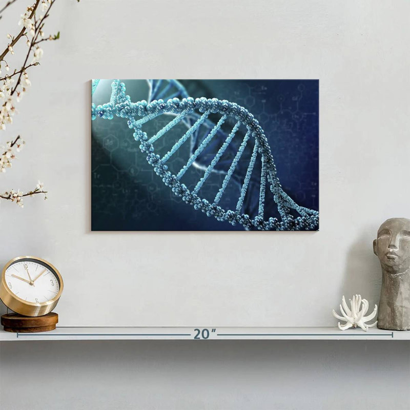 Keiri DNA Strand Close Up, 8" H x 12" W