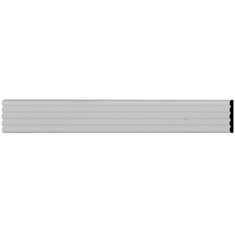 Moulure à panneau cannelé H 3 po x P 3/8 po x L 94 1/2 po