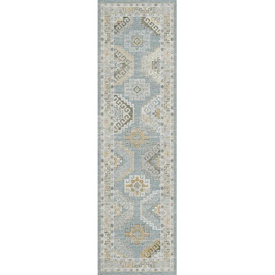 ANNALISE 2.2X7.7 7607-581 BLUE/BEIGE/CREAM