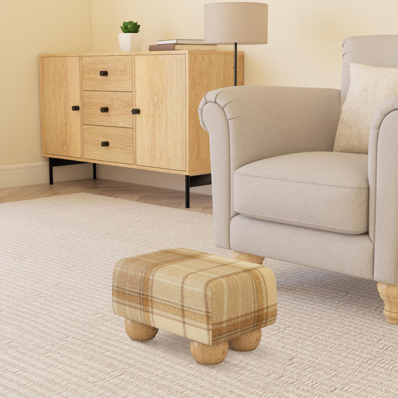 Manufactured Wood Accent Stool, Natural
