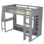 Lit mezzanine avec bureau en bois-1422315371-1422315370